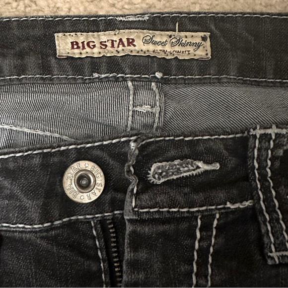 EUC Big Star Skinny Jeans Size 28R - Picture 4 of 5